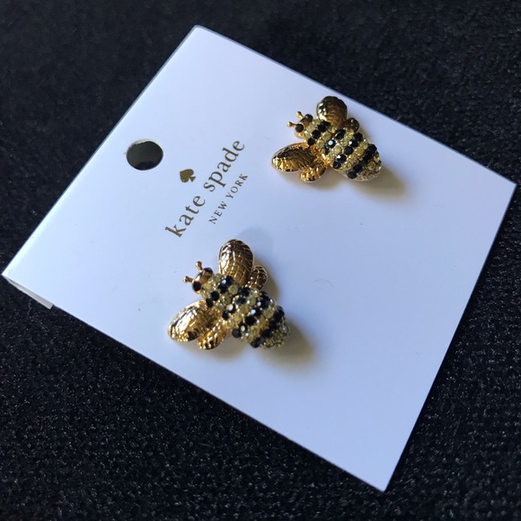 Kate Spade Picnic Perfect Bumble Bee Earrings - Picture 2 of 3